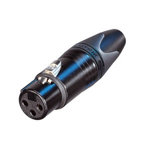 Neutrik 3 Pin XLR Female Connector Metal NC3FXX-B Neutrik 3 Pin XLR Female Connector Metal NC3FXX-B